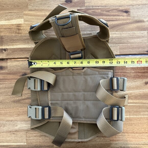 ICEFANG Tactical Dog Operation Harness with 6X Buckle,Dog  ICEFANG Tactical Dog Operation Harness Buckle,Dog Molle Vest Handle Size XL NWOT